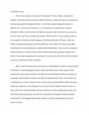 Frankenstein Essay
