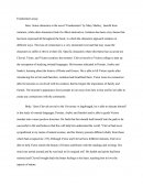 Frankenstein Essay