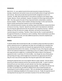 merck case study answers