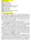 Preview of “antony and Cleopatra”