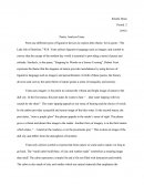 Poetry Analysis Essay