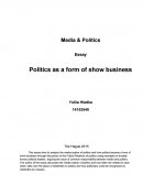 Politics as a Show Business