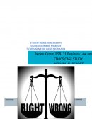 Ethics Case Study