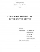 Corporate Income Tax in the United States