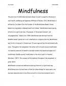 Mindfulness