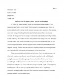 Short Story Plot and Setting Critique of "hills like White Elephants"