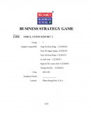 Business Strategy Game