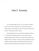 John F. Kennedy Life