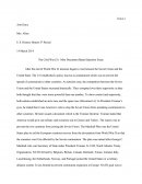 The Cold War (3): Mini Document Based Question Essay