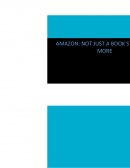 Amazon: Not Just a Book Store Any More