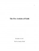 The Five Articles of Faith