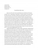 Foreign Relations Paper - Japan