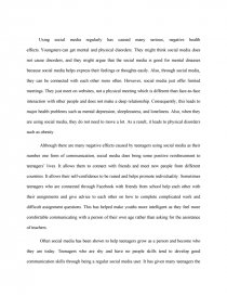 social media argumentative essay