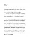 Qu 210 - Reflection Paper