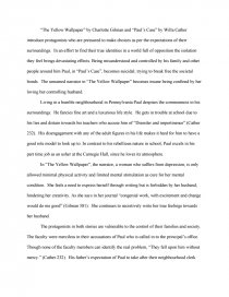 essay about yellow wallpaper help writing finance paper the best the yellow wallpaper analysis essay the yellow wallpaper essay making a thesis statement for an essay