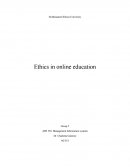 Ethics in online Education