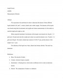 Measurement of Density