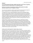 Free Market Proponents That Oppose Regulation Argue That Even in the Absence of Regulation, Organisation Will Provide Optimal Amounts of Accounting Information