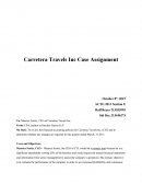 Carretera Travels Inc Case Assignment