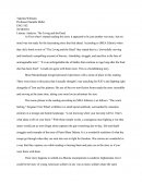 Literary Analysis: The Living and The Dead