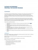 Outback Enterprises - Proposal for Soccer Program