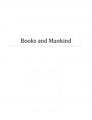 Importance of Books to Mankind