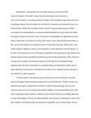 Sustainability, Inexhaustible and Renewable Resources, and Nonrenewable Resources