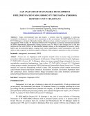 Gap Analysis of Sustainable Development Implementation Using Isrs8 in Pt Pertamina (persero) Refinery Unit VI Balongan