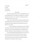 Narrative Essay - Saying Goodbye