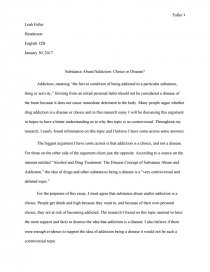 substance abuse addiction choice or disease essay essay on drug abuse