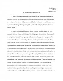 martin luther king nonviolence essay