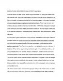 Bailouts and Bonuses on Wall Street Case Memo