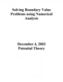 Solving Boundary Value Problems Using Numerical Analysis