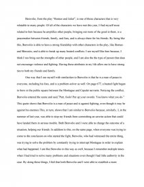 romeo and juliet compare and contrast essay