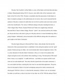 Setting Often Provides Clues as the Context of the Play. How Effective Are the Descriptions of the Settings in the Crucible in Presenting the Salem Community?