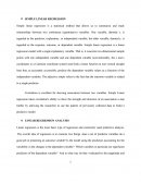 Simple Linear Regression
