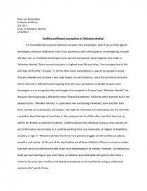 a case of mistaken identity essay