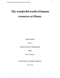 disney human resources