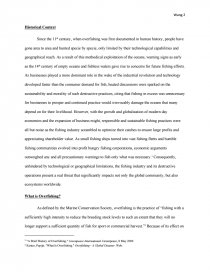 Essay Writing Thesis Statement Zoom Zoom Persuasive Essay Topics For High School also Assignment Helpers In India Like Shooting Fish In A Barrel The Ethical Dilemma Of Overfishing Environmental Health Essay