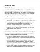 Bistro Express Marketing Plan