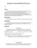 Systemic Blood Pressure Measurements