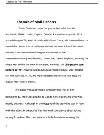 How To Write A Essay For Scholarship Essay Preview Themes Of Moll Flanders Zoom Zoom How To Essay Examples For Kids also Starting A Narrative Essay Themes Of Moll Flanders Research Paper The Effects Of Divorce On Children Essay