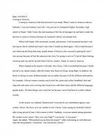Topics Of Essays For High School Students Essay Preview Coming To America Health Essay Example also Reflection Paper Essay Coming To America Essay How To Write An Essay Proposal Example