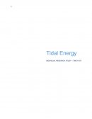 Tidal Energy