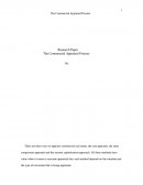 The Commercial Appraisal Process Research Paper