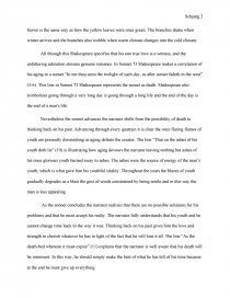 Реферат: Sonnet 73 Essay Research Paper Sonnet 73