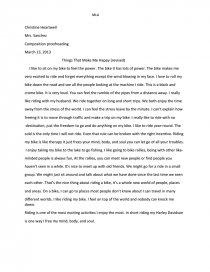 essay on what make me laugh