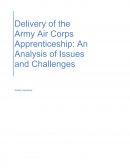 Delivery of the Army Air Corps Apprenticeship: An Analysis of Issues and Challenges