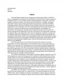 A Synopsis of Unocha's Role in the World