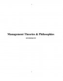 Management Theories & Philosophies